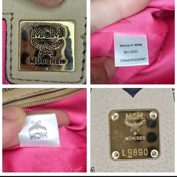 ✨️💕 MCM beige  2 WAY TOTE  shoulder BAG ✨️💕 - Picture 4 of 12